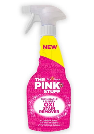 THE PINK STUFF OXI stain remover zázračný odstraňovač skvrn z textilu, koberců a čalounění, 500ml