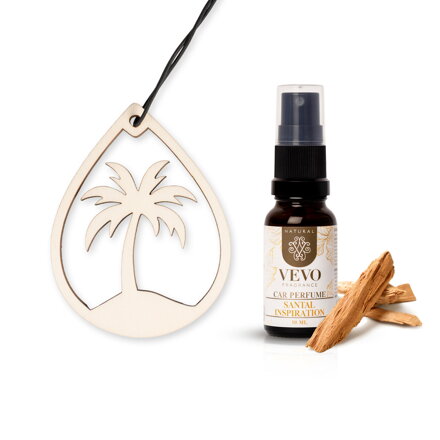 Vevo Natural drevená vôňa do auta Santal Inspiration palma