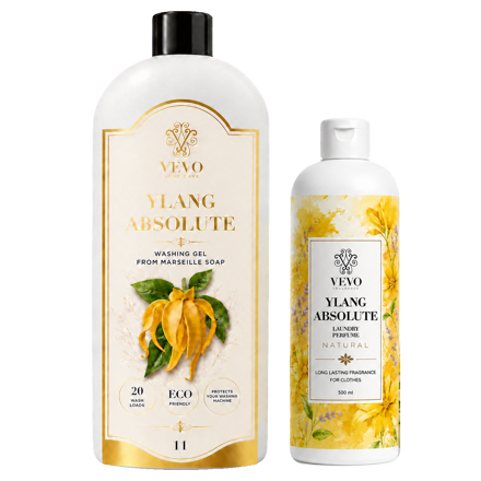 Combo Parfum do prania Ylang Absolute 500ml + Prací gél Ylang Absolute 1L