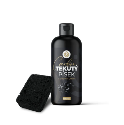 Tekutý piesok s aktívnym uhlím