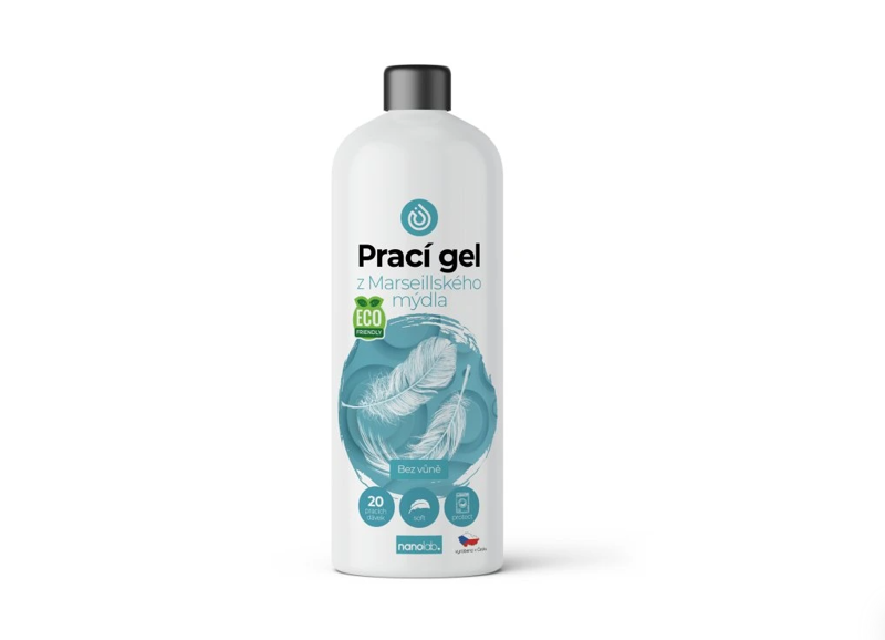 Prací gél hypoalergénny z Marseillského mydla 1L Prací gél hypoalergénny z Marseillského mydla 1L