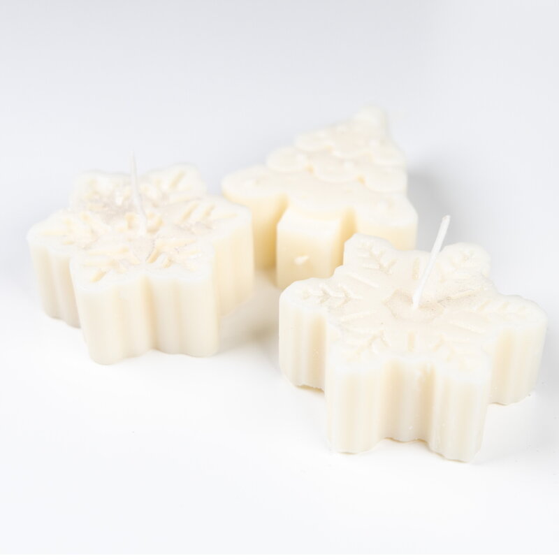 Vevo ručne vyrábaná sada vianočných sviečok 3ks