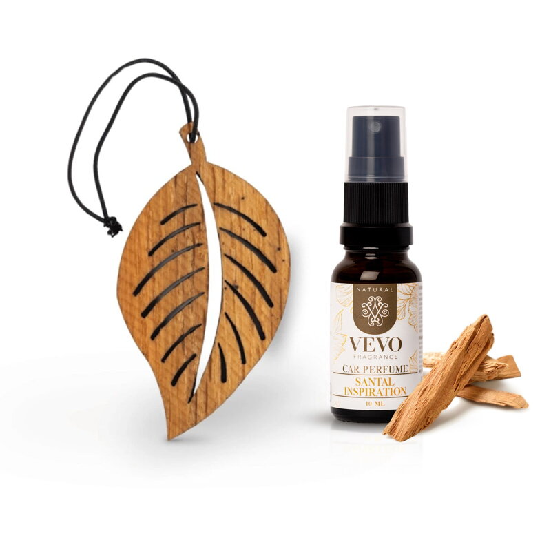 Vevo Natural drevená vôňa do auta Santal Inspiration list