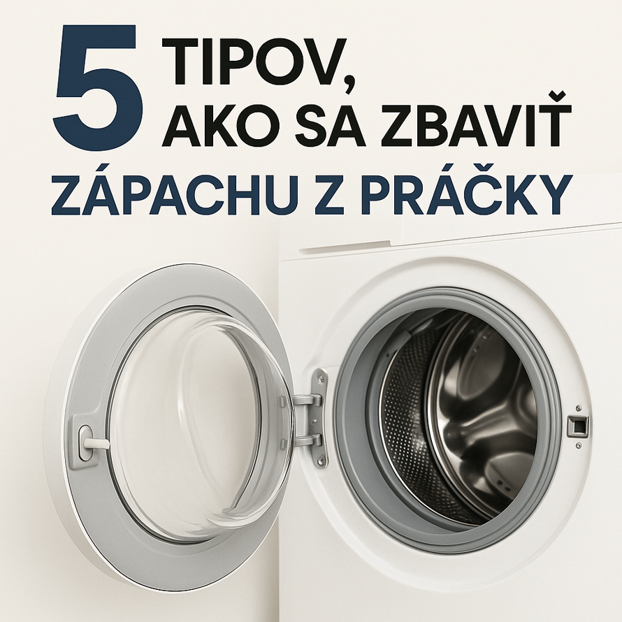 5 tipov, ako sa zbaviť zápachu z práčky