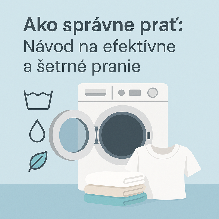 Ako Správne Prať: Návod na Efektívne a Šetrné Pranie