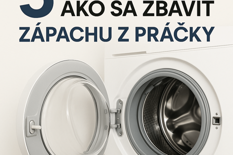 5 tipov, ako sa zbaviť zápachu z práčky